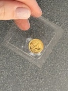 Chińska Panda złoto 1/20 oz Au 999 2005 w oryginalnej zgrzewce
