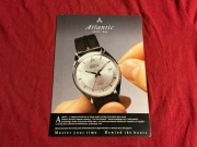 ATLANTIC WORLDMASTER - oryginalny NOWY stand reklamowy z lat 90.