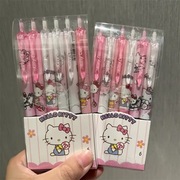 Hello Kitty długopisy żelowe 6 sztuk Sanrio z motywami Hello Kitty