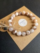 Bransoletka z kamieni chalcedonu