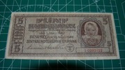 III Rzesza Niemcy 5 karbowańców banknot okupacyjny Ukraina 1942 P.51