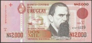 Urugwaj 2000 pesos 1989 - JM Blanes - stan bankowy UNC