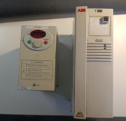 Zestaw falowników ABB, LG SV008iC5-1F stan nieznany 