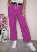 Spodnie dresowe szerokie z kieszeniami dresy dzwony