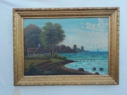 Stary obraz na płótnie sygnowany 1901 rok