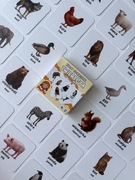 Karty edukacyjne dla dzieci – Zestaw „Zwierzęta” (24 szt.)