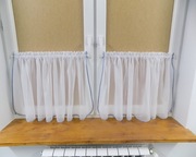 Firanka zazdrostka, szerokość 180 x wysokość 50cm (komplet 2 sztuki)