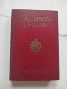 OXFORD: H W Fowler, F G Fowler / THE KING'S ENGLISH 1925 drugie wydanie