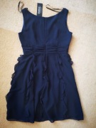 Sukienka okazjonalna SWING granat rozmiar 40