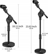 Statyw biurkowy prosty do mikrofonu Moukey MMs-5