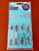 Stemple i wykrojnik - zestaw pióra, styl boho