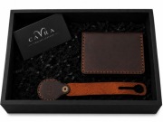 CAVRA zestaw prezentowy etui na karty Chicago i uchwyt AirTag