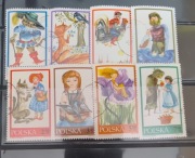 Znaczki PL z rocznika 1968, Fi 1681-88, kasowane. 