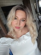 Peruka topper włosy blond ombre 46 cm