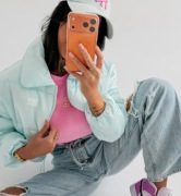 Kurtka ola voga yue baby blue L