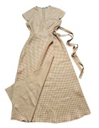 Sukienka the other stories lniana len maxi kopertowa r.38/40 długa sukienka