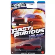 HOT WHEELS 1966 Ford 427 Fairlane Fast Furious Villains Nowy autko Mattel 