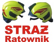 STRAŻ POŻARNA RATOWNIK naklejka na kask hełm strażacki Rosenbauer