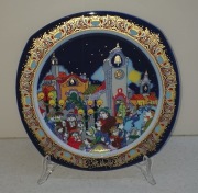 Rosenthal Björn Wiinblad świąteczny talerz 1988