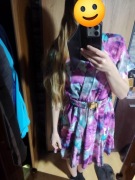 Sprzedam sukienkę. Zdj pogladowe jak leży na mnie dodane.mam 175 i rozm m.