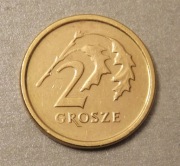 2 gr 2015 r. DESTRUKT.. PŁASKI LIŚĆ, PŁASKI ORZEŁ, "G" słabe bicie