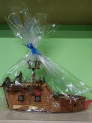 Karafka na statku+ 6 kieliszków 