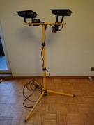 Zestaw halogen naświetlacz 2x100w