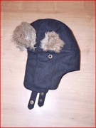 czapka uszatka TOMMY HILFIGER XS S 55 WEŁNA + Ciepła