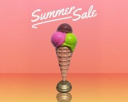 Lód kulkowy reklama , dekoracja , ozdoba 