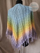 Chusta szydełkowa "Raindrops"