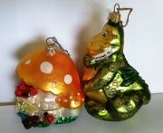 Zestaw ręcznie malowanych bombek Smok Wawelski 