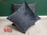 M098 poszewki na poduszki 30x30 grafit włos miękka