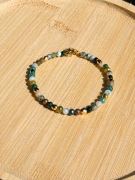 Bransoletka z kamieni Turkus Afrykański 