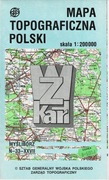 Wojskowa Mapa Topograficzna Polski - Myślibórz (N-33-XXVII)