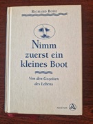 Książka po niemiecku "Nimm zuerst ein kleines Boot"  przewodnik o życiu