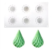 Świąteczna Choinka kreatywna forma silikon. 29.4*17.2*8.4 do robienia świec