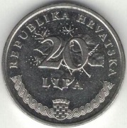 Chorwacja 20 lipa lip 2001 - 18,5 mm - nr 1