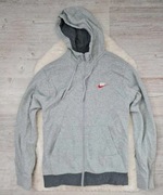 Bluza Nike Swoosh Szara z kapturem Rozmiar M logo Oryginalna