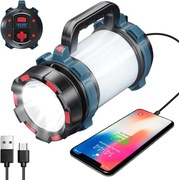 Przenośna latarka LED, 2400 mAh, reflektor LED, lampa kempingowa