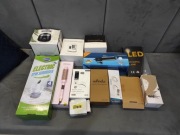 BOX mix produktów do dalszej odsprzedaży, dużo AGD i trochę oświetlenia. 