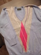 Błękitny sweter Lyle & Scott