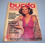 Burda Moden 11/1976 + wykroje Vintage Moda szycie krawiectwo