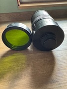 Obiektyw MTO-11CA 10/1000 i filtr barwny do obiektywu 116x1 0-4x