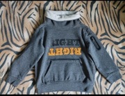 Bluza bluzka chłopięca dziecięca długi rękaw ciepła ze stójką 98/104.