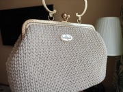 Torebka vintage wizytowa komunia wesele handmade 