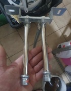 Kątowe przyłącze grzejnika łazienkowego, podejście, chrom