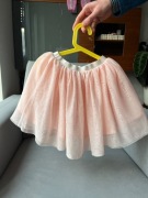 H&M tiulowa spódniczka pudrowy róż 110/116 (4–6 lat) zwiewna jesień zima