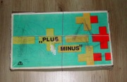 Gra planszowa "PLUS - MINUS". Sp-nia "Wspólna Sprawa" + WARCABY.