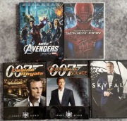 Zestaw 35 filmów DVD: Marvel, Bond, Star Wars, Tarantino + Klasyka
