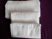 Komplet 3 ręczników bialych kąpielowych 